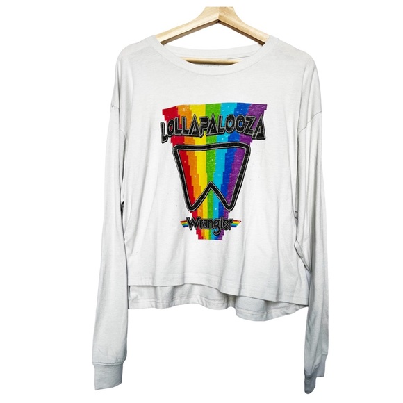 Lollapalooza NWT Wrangler Rainbow Tee - Picture 2 of 6
